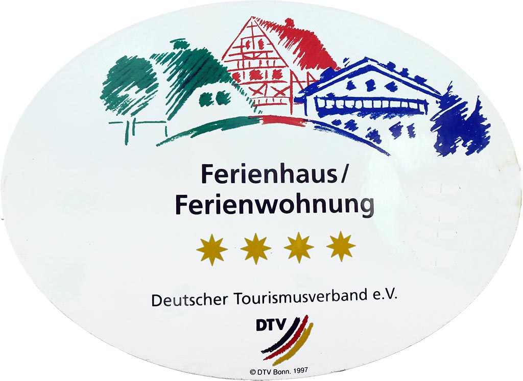 Ferienhaus / Ferienwohnung 4 Sterne, Deutscher Tourismusverband e.V.